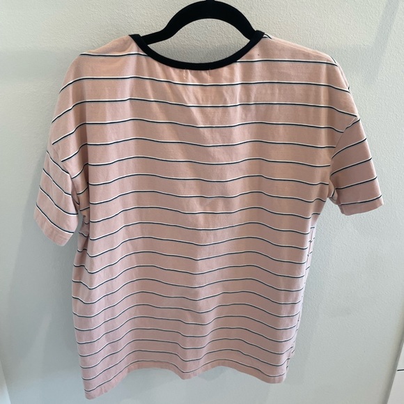 Roolee Pink striped shirt. Worn once - Picture 3 of 5